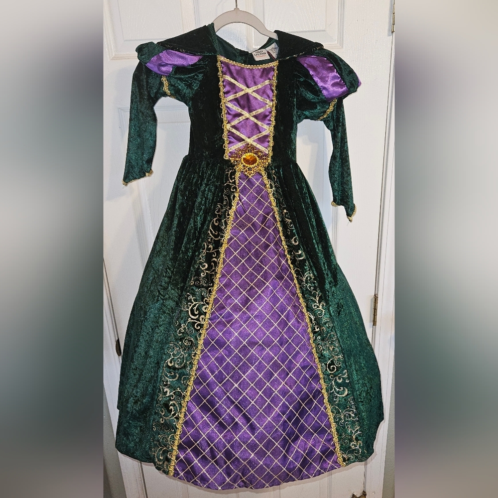 Hocus Pocus high quality Halloween witch costume with hoop skirt S 5-6